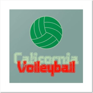 California Volleyball Posters and Art